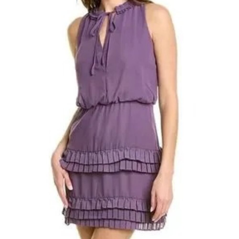 Laundry By Shelli Segal Women's Dress Sz 8 Purple